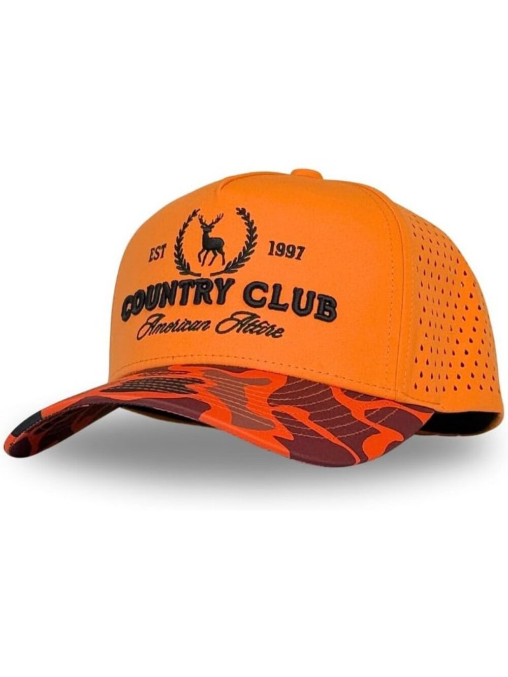 Citrusy Athletic Trucker Hat | Men's 5 Panel Golf Cap | Cool, Breathable